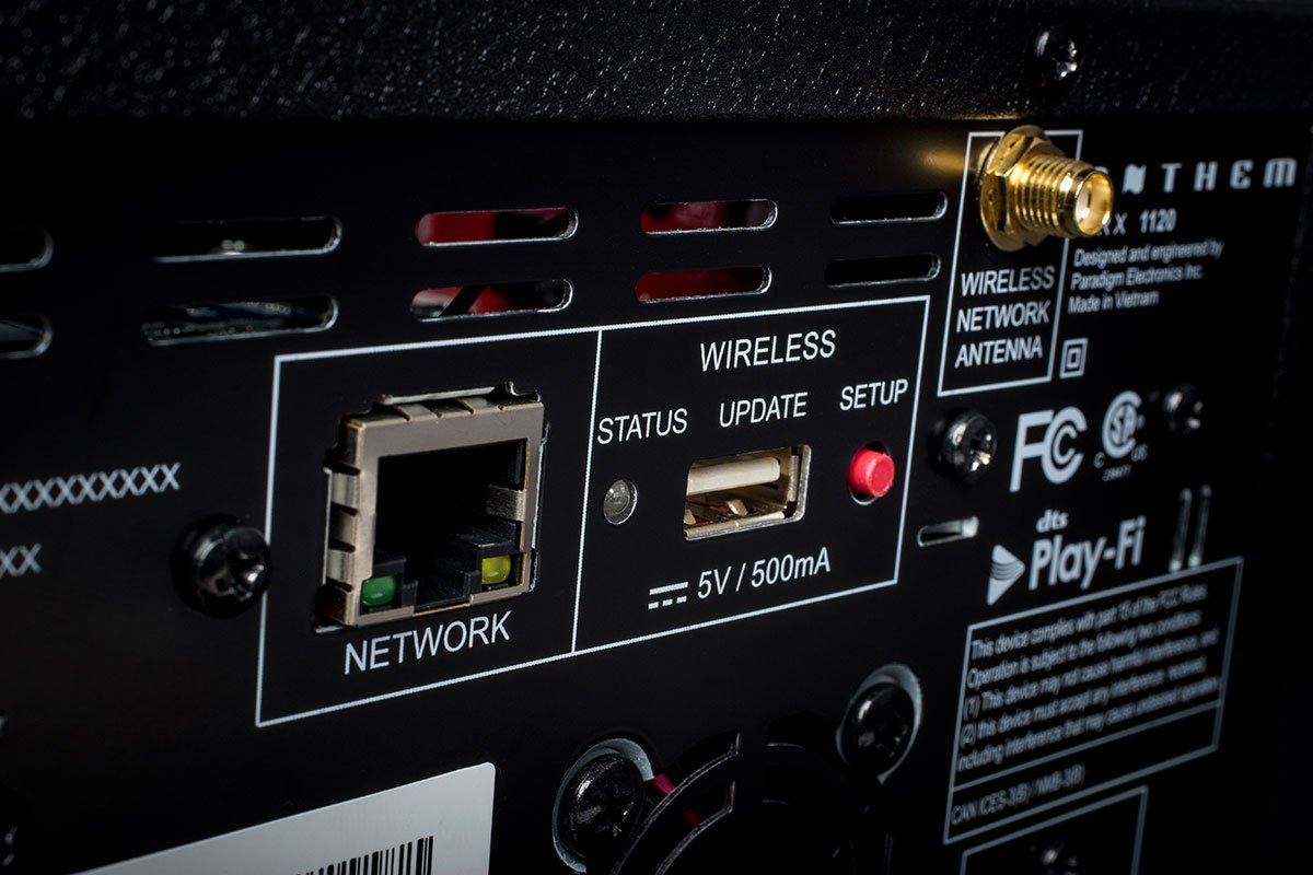 receptor AV Anthem MRX-1120 vista trasera zoom derecho receptor AV Anthem MRX-1120 vista trasera zoom derecho