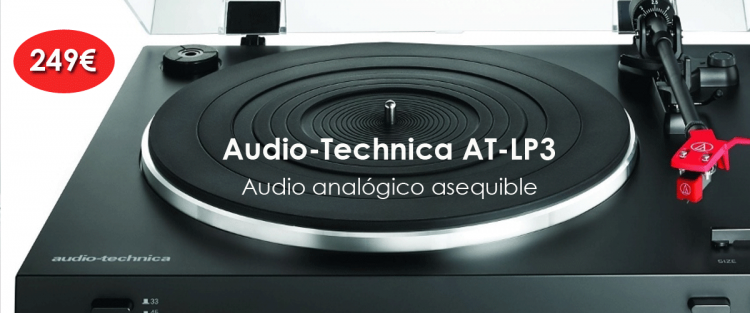 Giradiscos Audio-Technica AT-LP3 por 249€