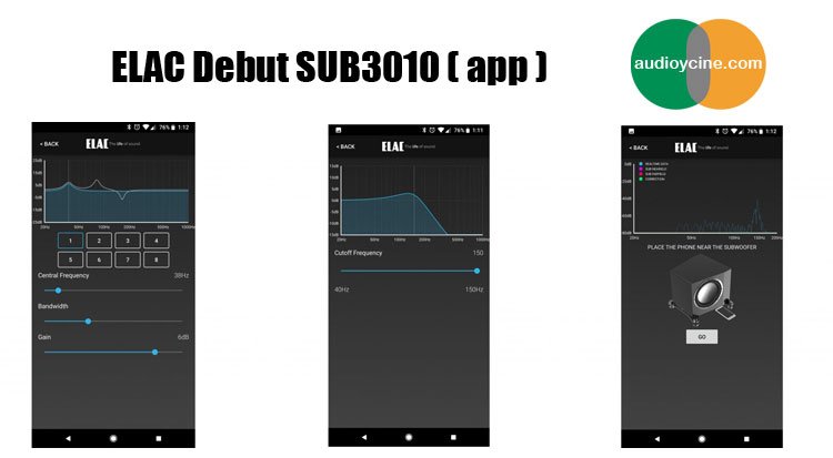 Elac-Debut-SUB3010-app-audioycine Elac-Debut-SUB3010-app-control-desde-móvil