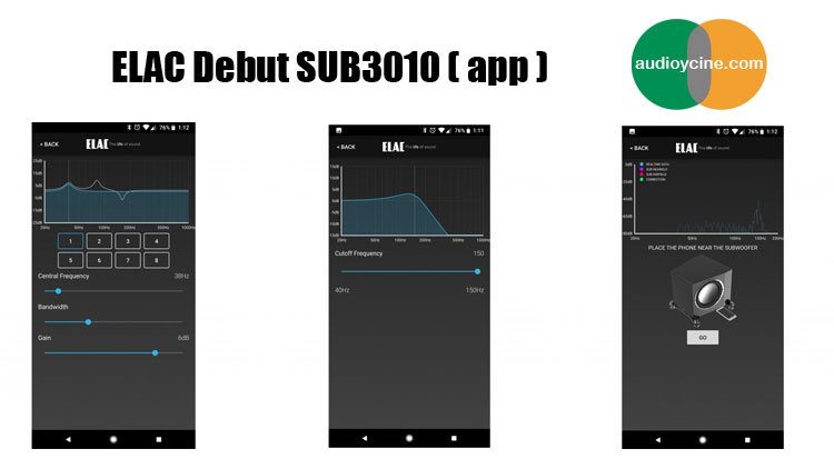 Elac-Debut-SUB3010-app-control-desde-móvil