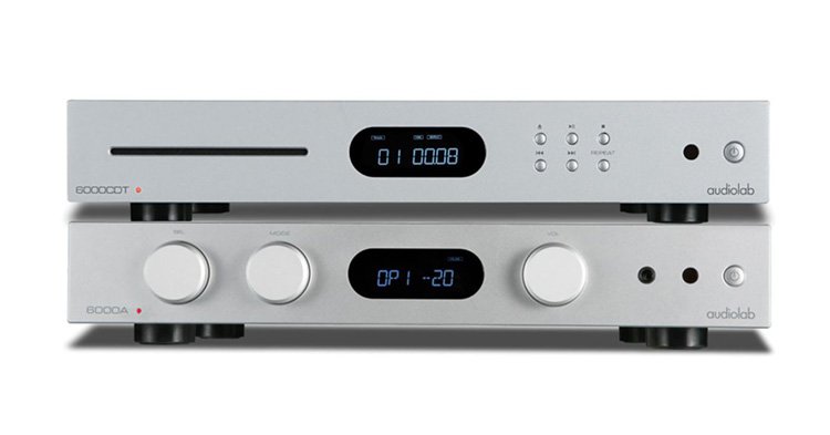 audiolab-6000a-6000cdt-silver amplificador-lector-cd-audiolab-6000a-6000cdt-silver