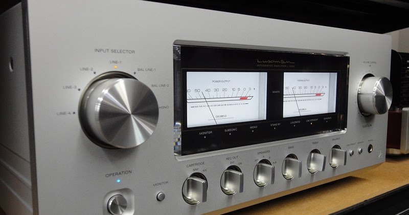LUXMAN L-509X frontal LUXMAN L-509X frontal-amplificador