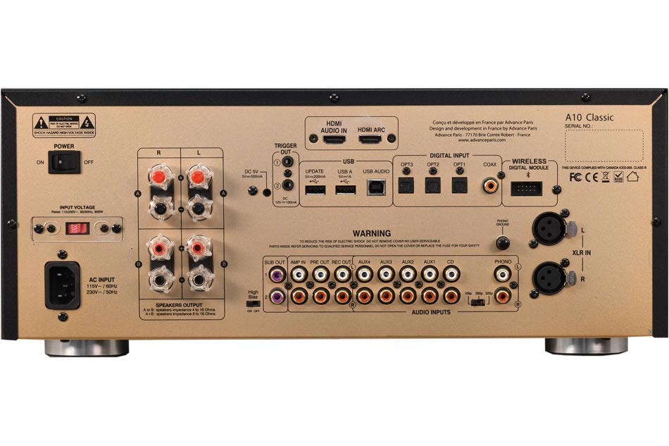 Amplificador Integrado com DAC STREAMER e HDMI ARC · ADVANCE