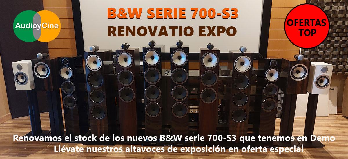 oferta-altavoces-B&W-700s3-renovatio-expo